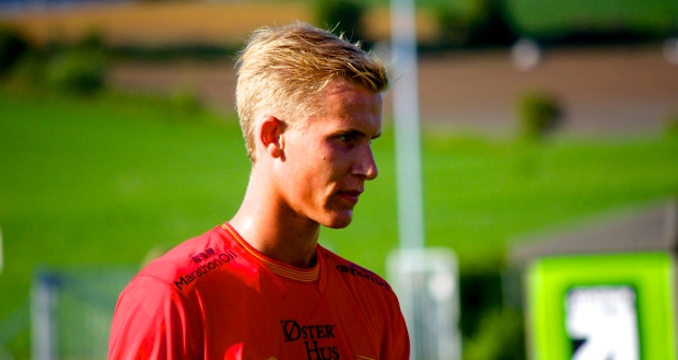 Viljar Helland Vevatne var en av spillerne som fikk prøve seg en omgang mot Randaberg. 
